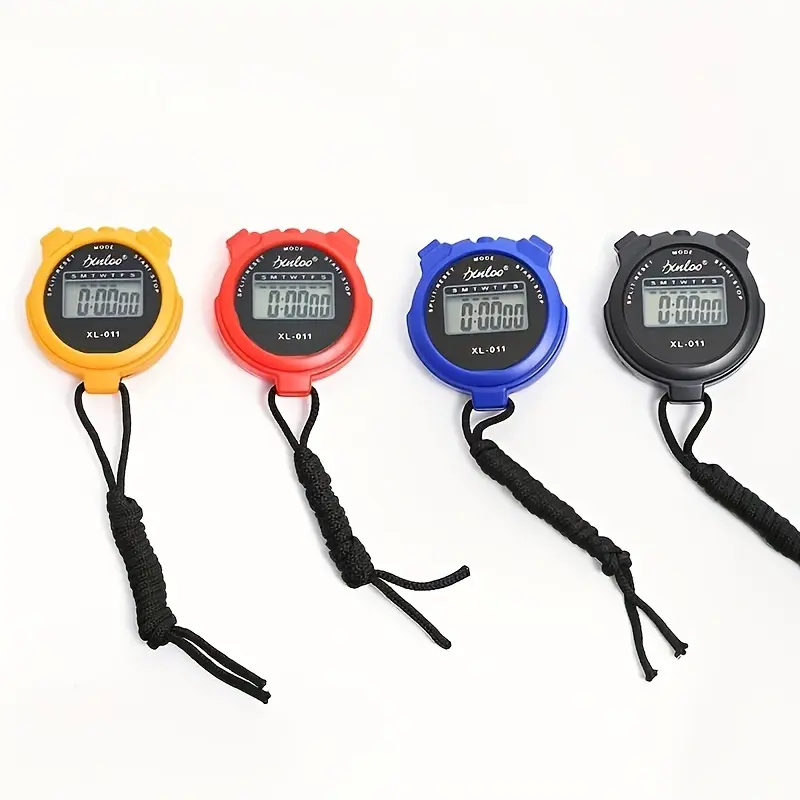 1pc Electronic Stopwatch, Multifunctional, Digital Display, Battery Powered, 36V, ABS Material, Non-rechargeable Button Battery (Diameter20mm), with Referee Timer, for Sports, Fitness, Running, Track and Field Training, Birthday, Christmas 7