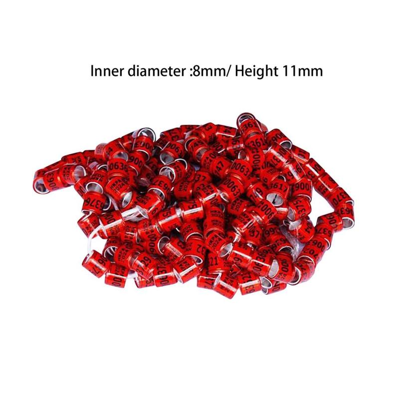 Product Introduction of 100Pcs 2024 Pigeon Ring Aluminium Dove Leg Rings Accessories Lightweight Inner 0