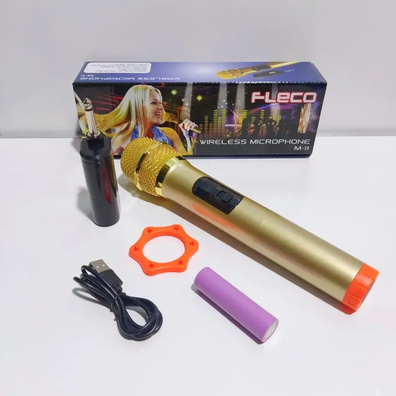 MIC WIRELESS FLECO M-11 TANPA KABEL SUARA JERNIH | MIC TANPA KABEL FLECO M 11 JANGKAUAN JAUH [ BISA COD ] LEVEL 13 SHOP 1
