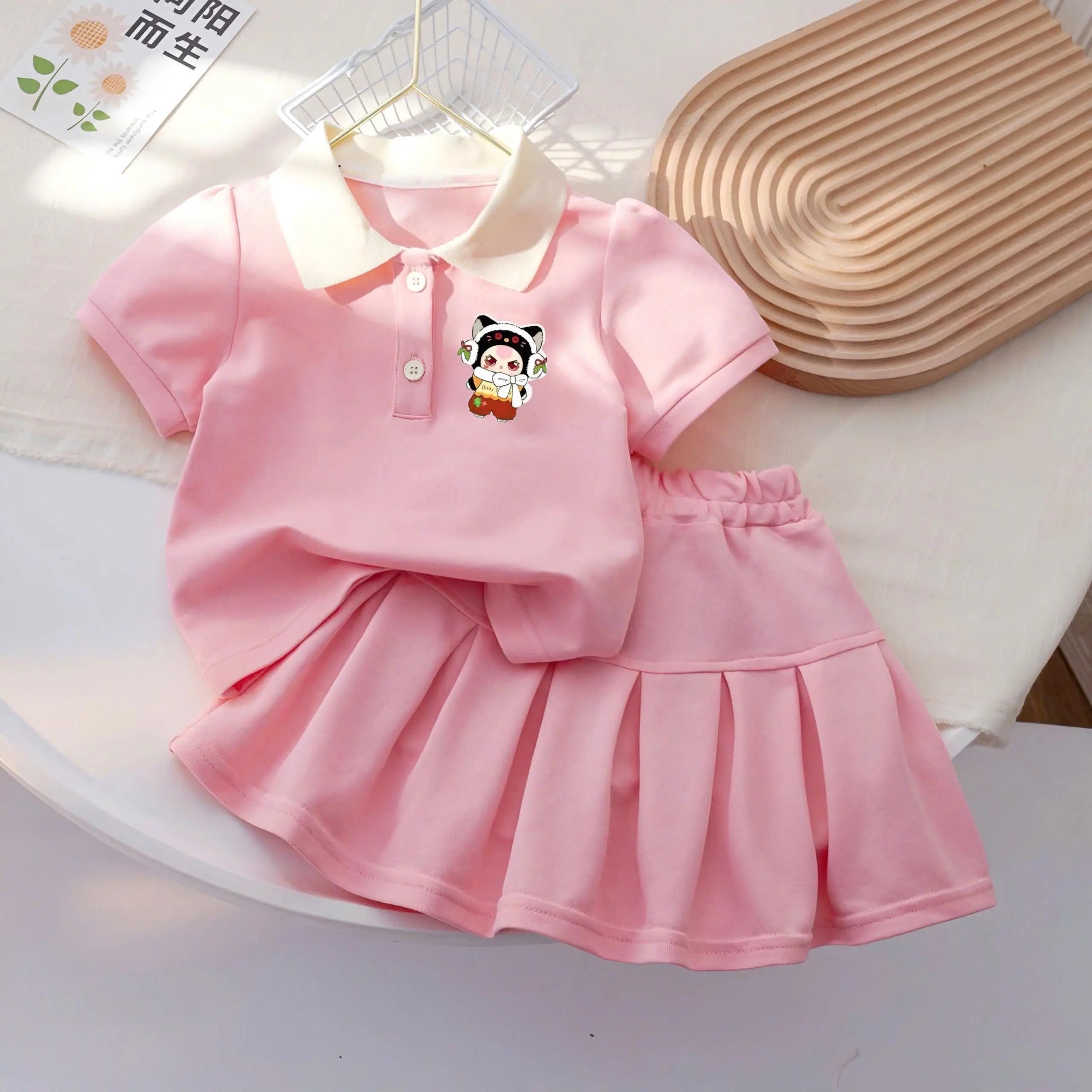 Set váy Tết in baby three dễ thương cho bé gái từ 9-25kg