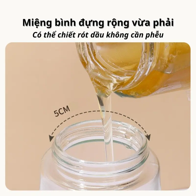 Chai đựng dầu ăn bằng thủy tinh 470ml có hai chức năng xịt phun sương và rót dầu ăn cao cấp thích hợp dùng khi nấu ăn 7