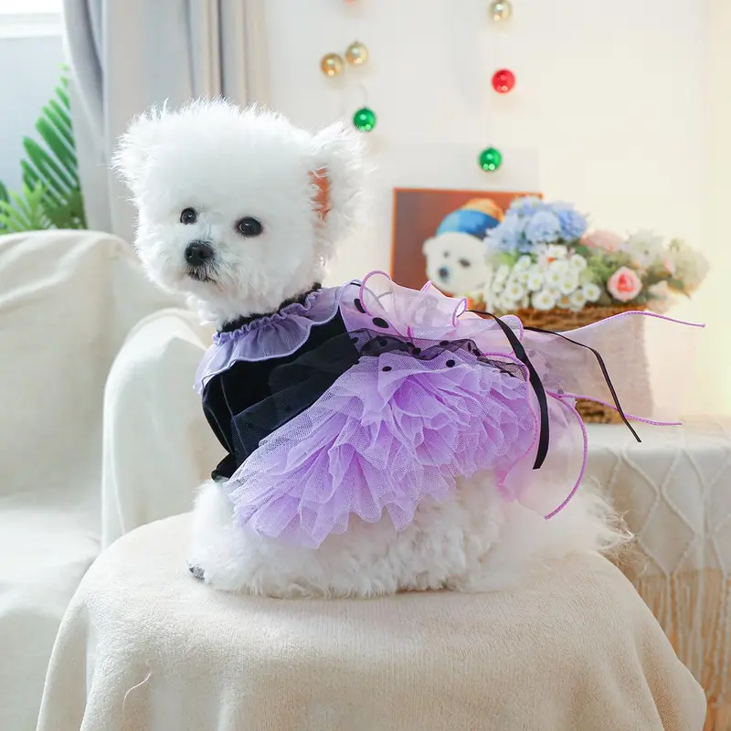 Princess Style Pet Dress, Cute Pet Costume, Pet Clothes for Small Dogs, Fashionable Pet Clothing for Yorkshire Bichon Pomeranian Teddy 5