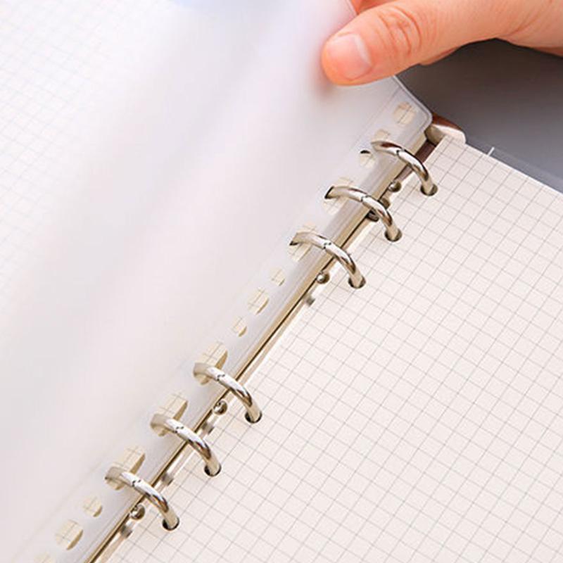 Product Introduction of PVC Loose Leaf Zipper Bag Hand Ledger Loose Leaf Storage Bag 3