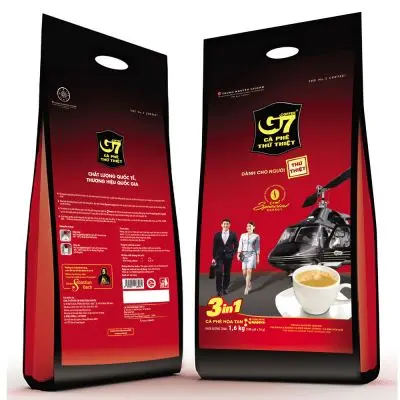 Cà Phê Sữa Hòa Tan G7 3in1 Bịch 100 Gói dài Coffee Cafe