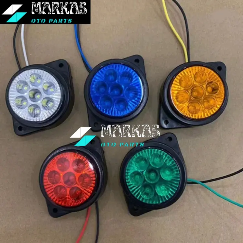 Lampu Led Bak Truk Variasi 24volt Model Bulat DNY 90 0