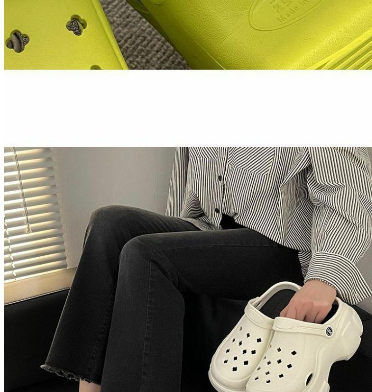 Product Introduction of Platform Coros Shoes 2025 New Women's Summer Outdoor Wear 2025 New Platform Height Increasing Beach Closed Toe Sandals 2