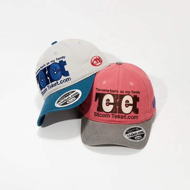 Mingzai's Same Peggygou Baseball Cap Ins Vacation Style Retro Street American Color Matching Cap Peaked Cap