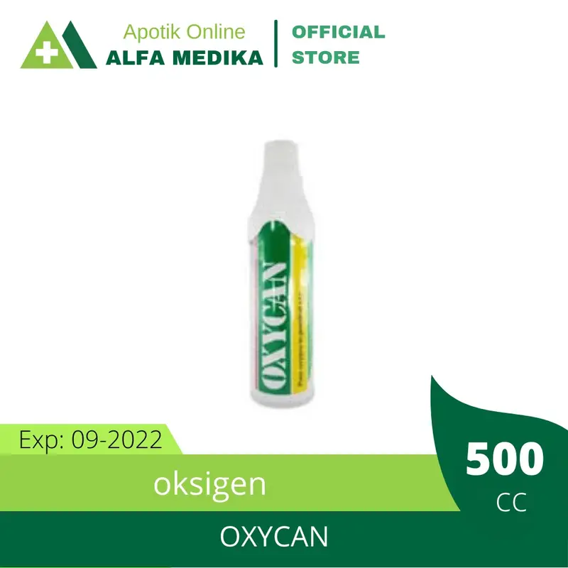 OXYCAN 500 CC OKSIGEN PORTABLE (KHUSUS PENGIRIMAN DKI JAKARTA) 1