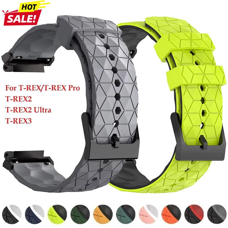 สายกีฬานุ่ม, สำหรับ Amazfit T-Rex 3 2 Ultra สมาร์ทวอทช์, สร้อยข้อมือสายซิลิโคน, เข้ากันได้กับ Amazfi