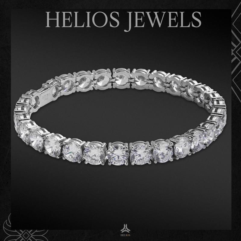 Vòng Tay Bạc S925 Diamond Tennis V3 Helios Silver Original