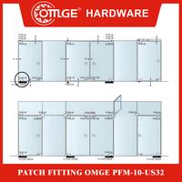 Gambar Patch Fitting/Penjepit Kaca OMGE PFM-10-US32 dari OmgeHardware Kota Administrasi Jakarta Utara 3 Tokopedia