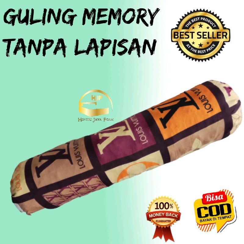 guling tidur dewasa memory foam tanpa lapisan kain tc 0