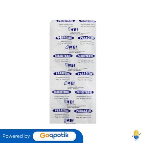 Gambar PARACETAMOL MEF 500 MG STRIP 10 TABLET dari Apotek azka langkat by Goa Kota Bekasi Tokopedia