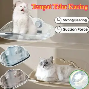 NEW Tempat Tidur Kucing Kursi Hammock Jendela Kucing Bingkai Panjat Kucing Gantung Cangkir Hisap Cat Condo