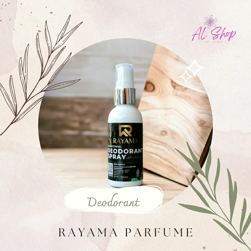 [FREE GIFT] RAYAMA Deodorant Spray | Penghilang Bau Ketiak dan Mengurangi Keringat Berlebih | BPOM Halal Roll 0