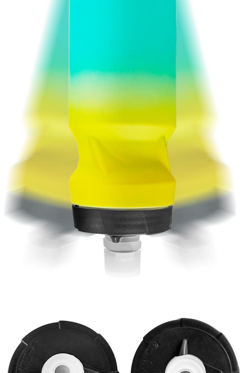 Product Introduction of Gradient Color Bicycle Water Bottle Soft Pp5 Outdoor Cycling Sports Water Bottle 610ml Frosted Squeeze Plastic Water Bottle sport  bottle Tumbler Bottled Mug Cup Portable Reusable 3
