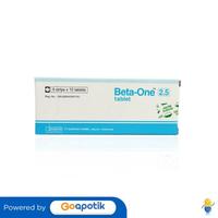 Gambar BETA ONE 2.5 MG BOX 50 TABLET dari Apotek Untung Bandung Kab. Bandung 1 Tokopedia