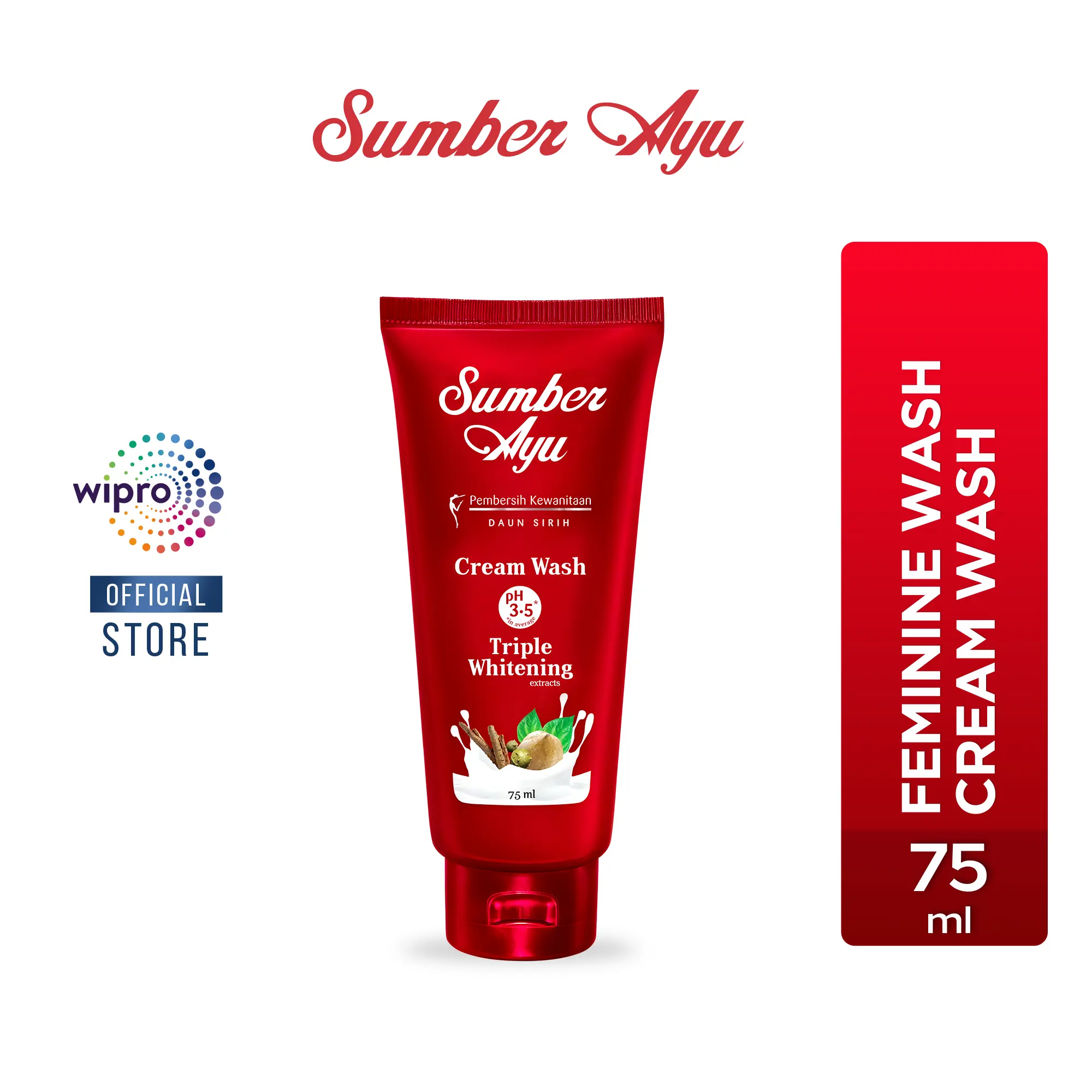Sumber Ayu Fhw Cream Whitening Extract 75Ml - Pembersih Kewanitaan