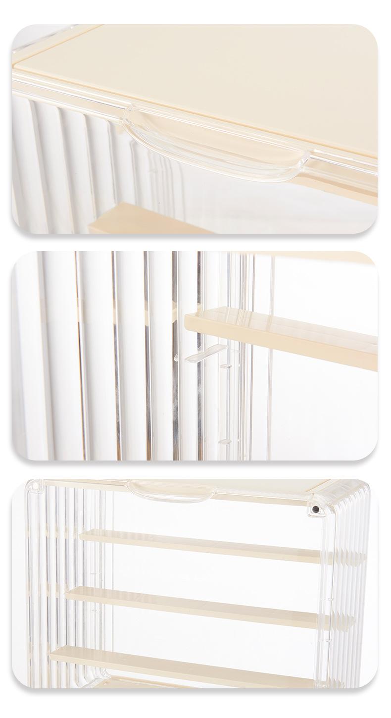 Product Introduction of Luxury Bag Storage Box Acrylic Hand-Made Display Stand Magnetic Transparent Doll Dustproof Display Box Organiser 24