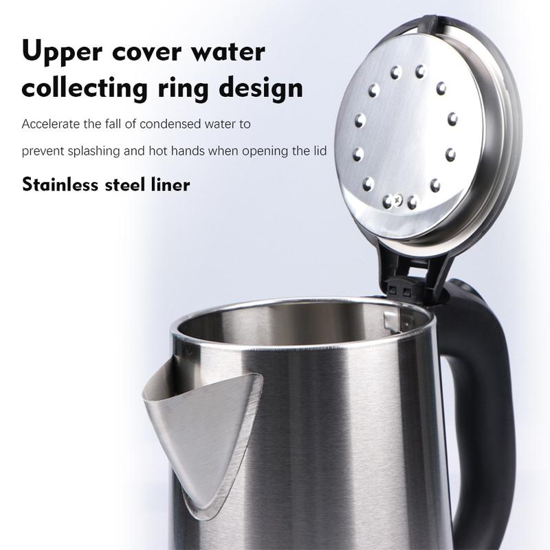 Product Introduction of 2.3L Stainless Steel Inner Tank Electric Kettle Fast Boiling Kettle Household Automatic Power Off Kettle 11