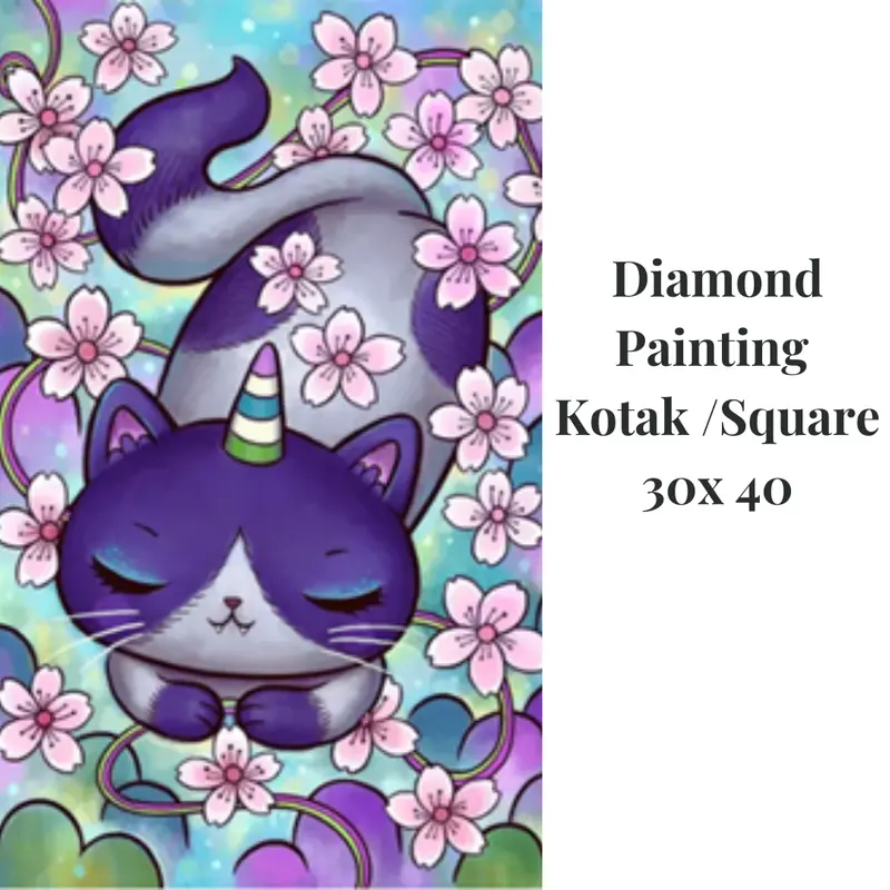 Diamond Painting Kotak / Square 30 x 40 5