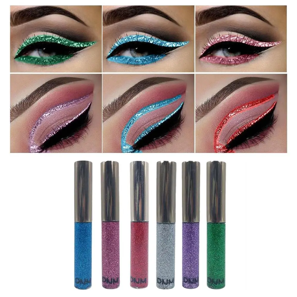 Shiny Glitter Liquid Eyeliner Shimmer Waterproof Eyeshadow Waterproof Makeup