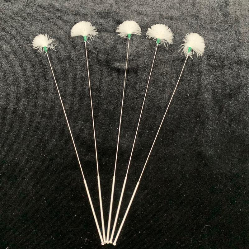  Cây Lông Tròn Ngoáy Tai Cán Inox   Lông Tròn Cán inox  Ngoáy Tai 