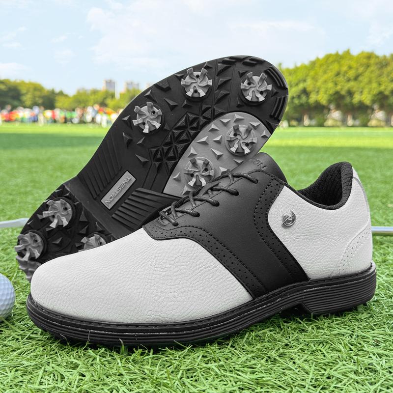 Product Introduction of Professional Golf Shoes Men Spikes Golf Sneakers Outdoor Walking Footwears Non-slip Grass Golf Training Shoes 9