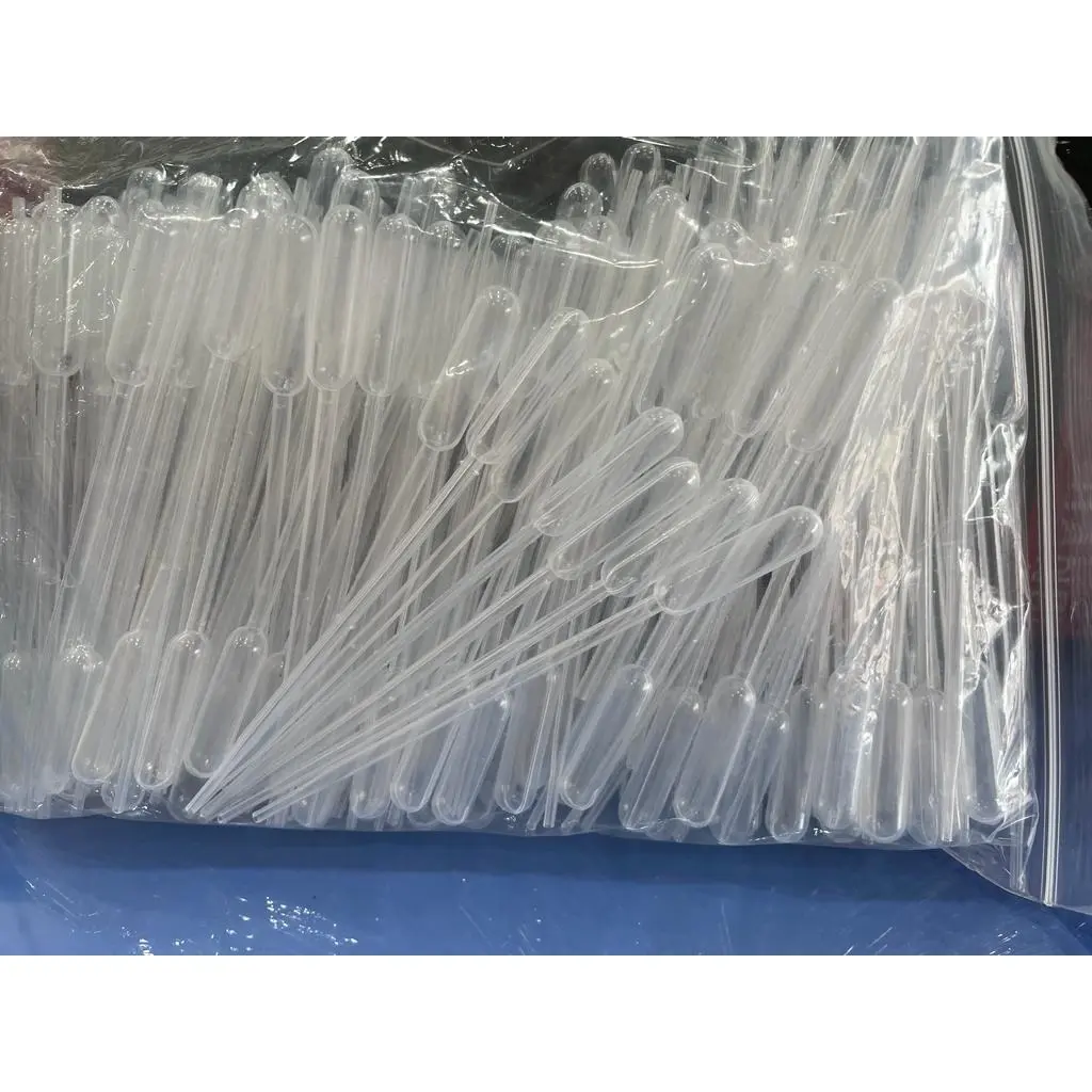 100PC Pipet  Tetes Laboratorium Pipet Tetes Plastik 0,5ml 1ml 2ml 3ml 5ml Pipet Obat