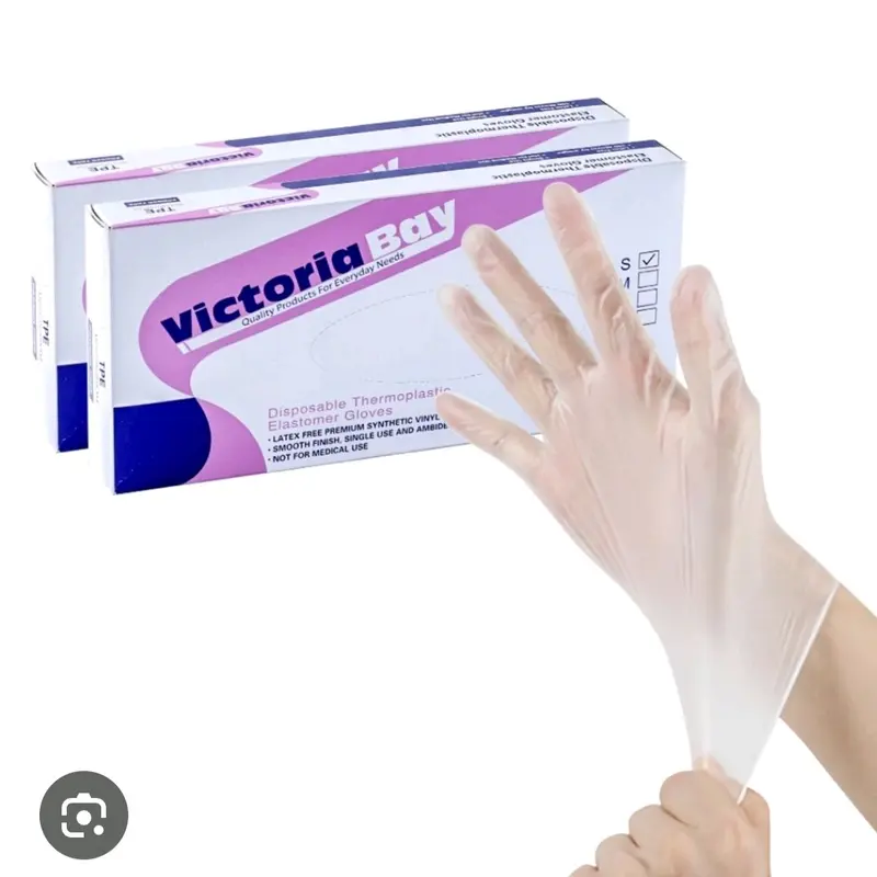 Set 100 cái bao tay cao su Victoria Bay dẻo bền 1