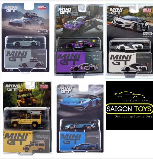 Xe mô hình tỉ lệ 1:64 MINI GT BẢN CARD các loại tự chọn theo mã số