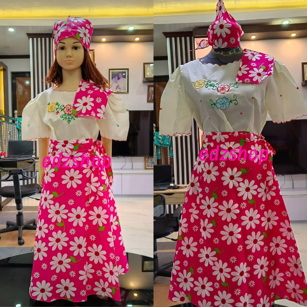 saya &kimona set 4 in 1.kids to adult.