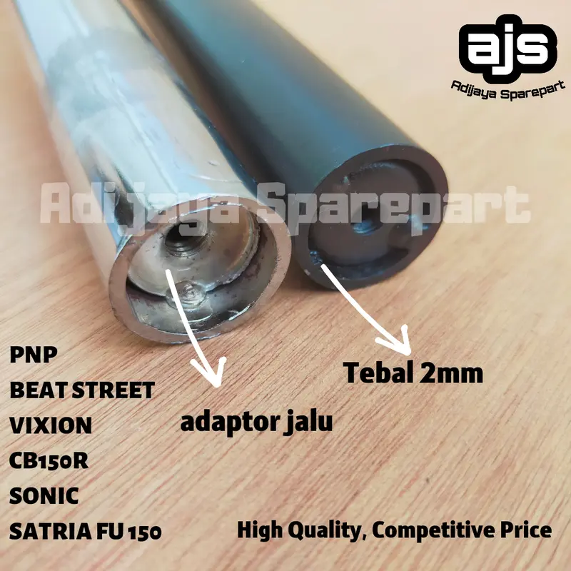 Stang Stir RZR Bisa Dipasang Baut Jalu Bandul Pnp Beat Street Vixion Old New Cb150R LED Old Gl RxkingTebal Sparepart Motorcycle Crom 8