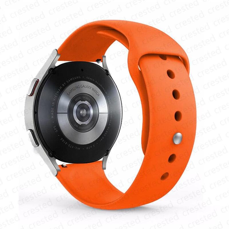 Dây đeo cho Samsung Galaxy Watch 4 44mm / 3 45mm, Dây đeo Gear S3, Vòng đeo tay silicon, Đồng Đồng Hồ Huawei GT 2 / 2e / pro Active 2 46mm / 42mm, Kích thước 20mm / 22mm 5