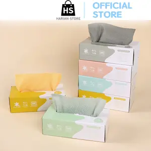 (Harian-Store)Kain Lap Serbaguna H1056 Kain Lap Piring Meja Dapur Mobil Cleaning Tisu Lap Pembersih Isi 20 Lembar