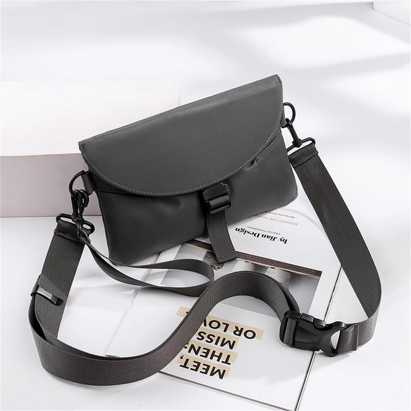 Product Introduction of Men Nylon Chest Pack Cellphone Pouch Outdoor Sports Cross-body Bag Casual Running Cycling Sling Bag 20