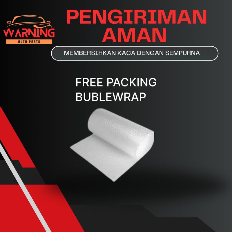 l Terlaris No.1 l Wiper Mobil Quad 4 Karet Blade Bonus 7 Item 1 Set Kiri dan Kanan Universal Semua Jenis Mobil Pembersih Kaca Depan Kendaraan WARNING AUTO PARTS 7