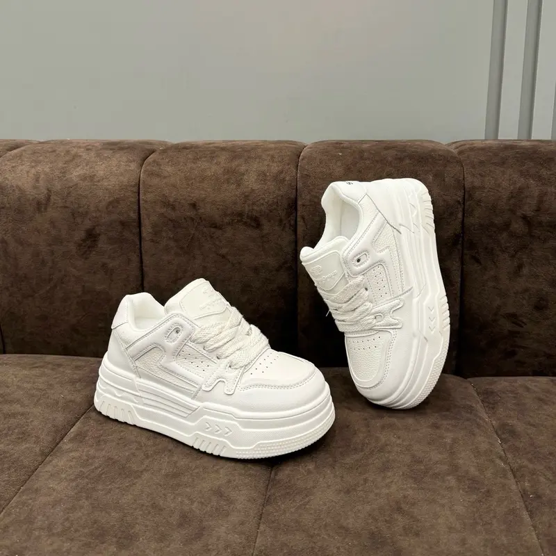 Giày Sneaker nữ thể thao quảng châu đế bằng 5cm cao cấp Vip014 1