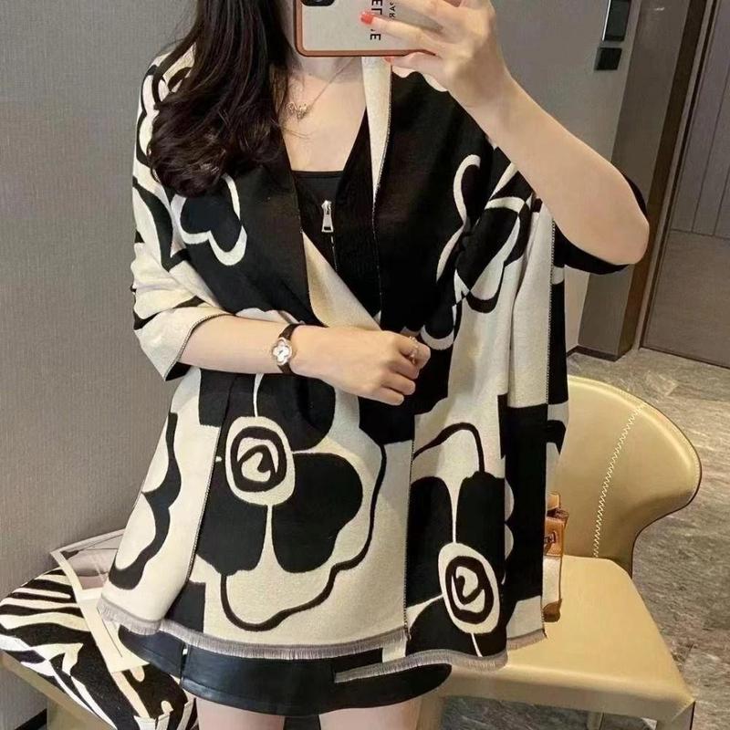 Product Introduction of Khăn Choàng Dạ Vuông Hoa Trà  (KT 65*185cm) Khăn Quàng PC Hàn Quốc Dễ Phối Đồ.(MAK0069PKPX) 23