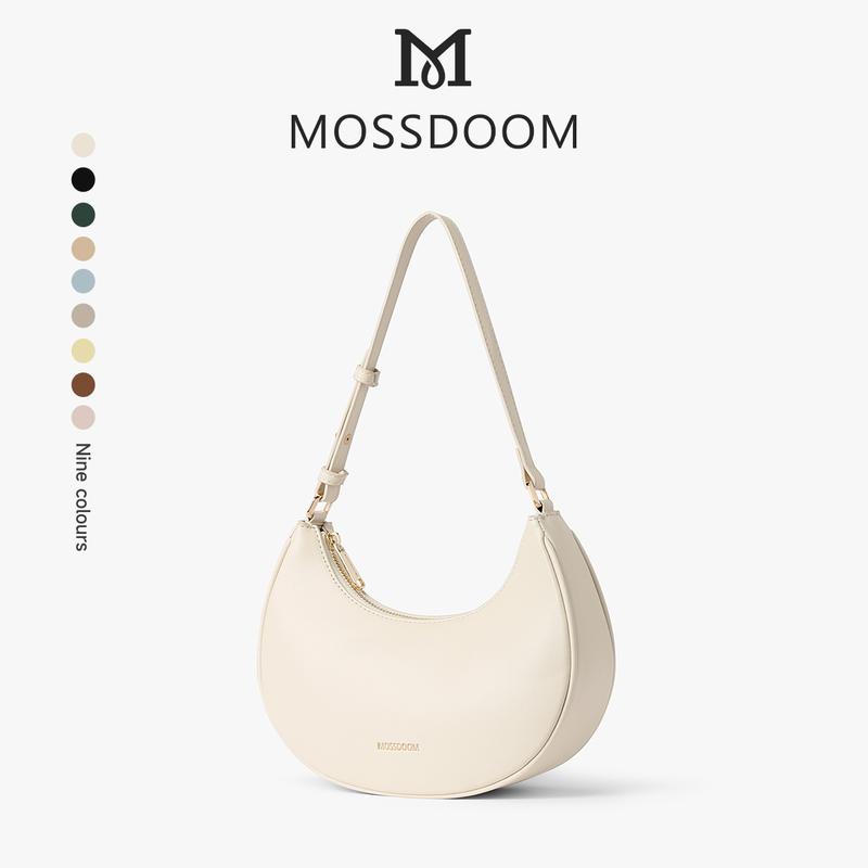 MOSSDOOM Kattie Bag Túi đeo vai nữ mặt trăng đơn giản và thanh lịch