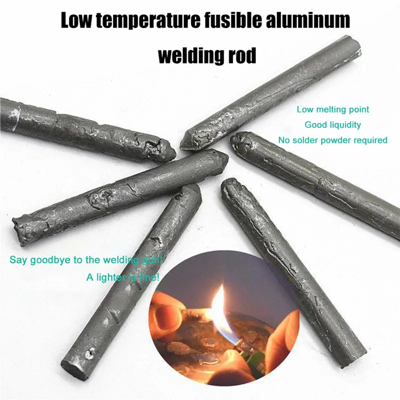 Que Hàn Đa Chức Năng, 3 / 10 Cái, Lõi Bột, Nhiệt Độ Thấp, Dễ Nóng Chảy, Độ Dẫn Nhiệt Cao, Hàn Thông Dụng, Sắt Đồng, Thép Không Gỉ, Dây Hàn Nhôm Cho Thiết Bị Gia Dụng 4