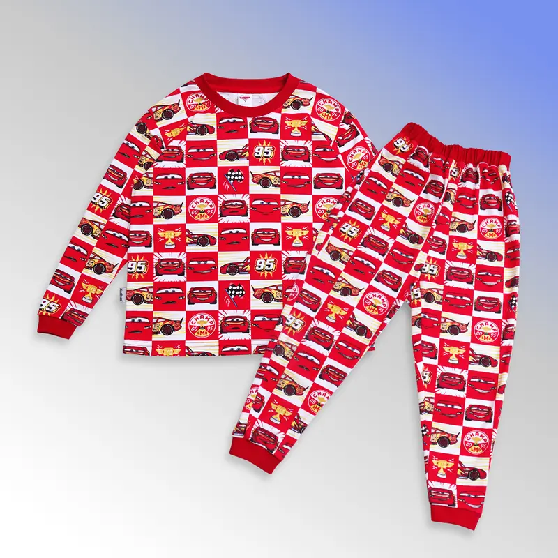 Macbear Cars Collection Piyama Champion Lightning Mcqueen 2-10 Tahun 5
