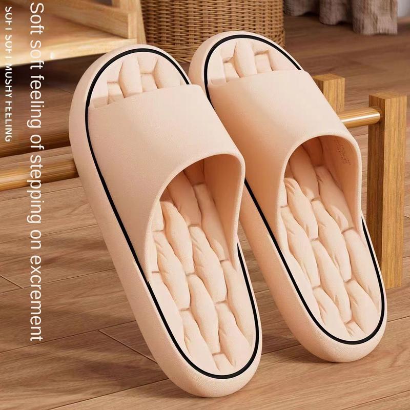 Product Introduction of 2025 New Deodorant Slippers Men's Indoor Home Bathroom Bath Non-Slip Couple Soft Slippers 5