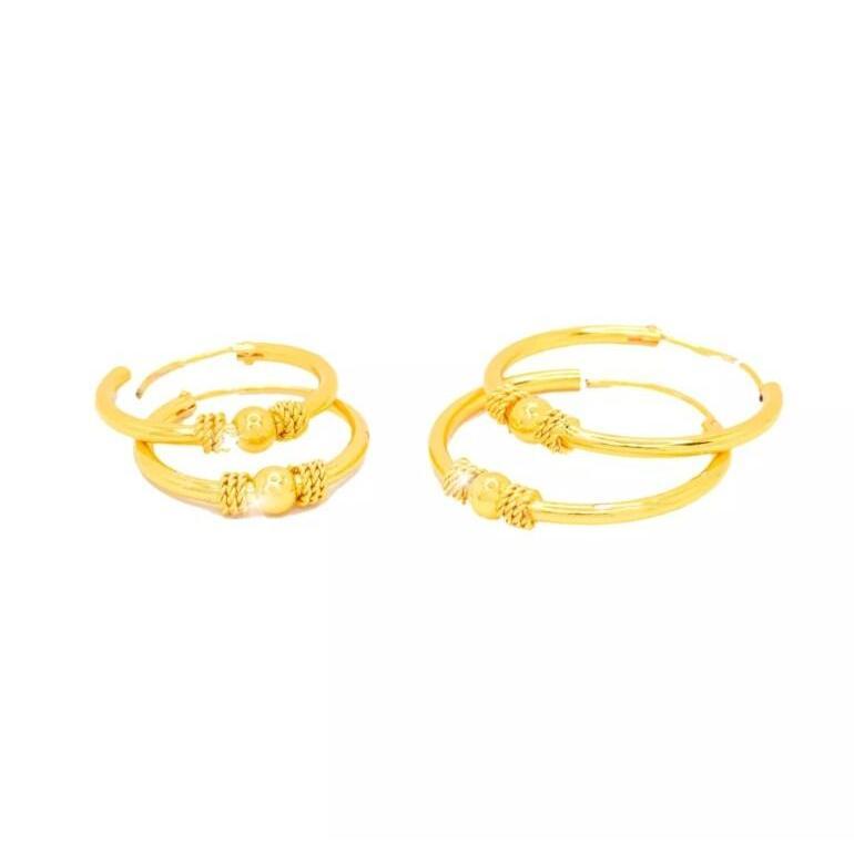 Anting Xuping anting cantik anting Titanium 24k anting Gipsy bola bola anti karat Free Ongkor dan COD. 1
