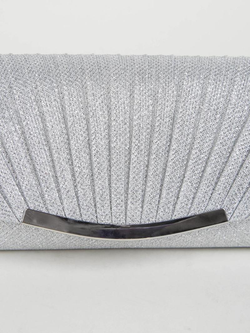 Product Introduction of Women's Elegant Evening Bag, Exquisite Clutch with Detachable Chain Strap, Trendy Bag for Wedding & Party 4