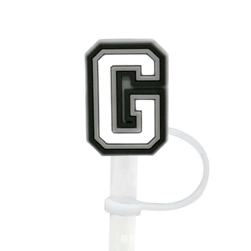 Product Introduction of [CL office]1PCS Letter Silicone Straw Covers Cap Compatible With Stanley 30&40Oz Cup10mm Straw Toppers Reusable Dust-Proof Straw Caps 29