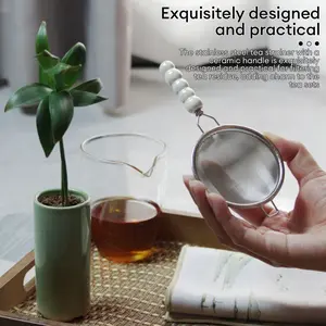 【Oddment】Stainless Strainer / Premium Ceramic Tea Strainer/Cute Tea Strainer/Korean Tea Strainer/Saringan Teh Mewah/Saringan Teh /Saringan Matcha Filter