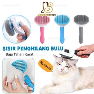 Sisir Tombol Kucing Sisir Bulu Kucing Anjing Sisir Kelinci Grooming Hewan