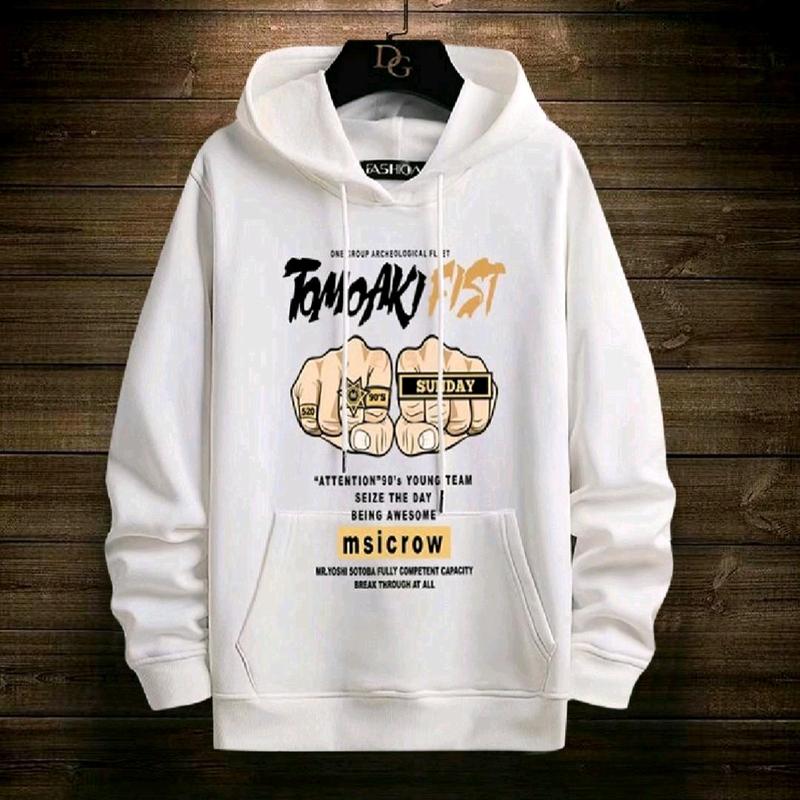 ( hot) áo hoodie nam nữ . hình 5d quả đấm Menswear Dài Tay QUẢ ĐẤM 2