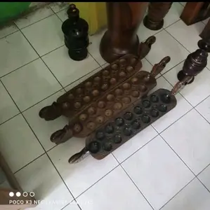 DAKON/CONGKLAK KAYU JATI DENGAN ISI KERANG